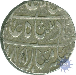 Silver Rupee Coin of Mustafabad (Rampur) of Rohilkhand.