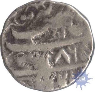 Silver Rupee Coin of Anandghar of Sikh Empire.