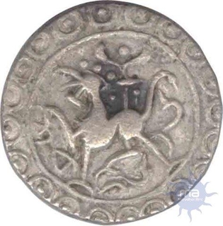 Silver Tanka Coin of  Dharma Manikya of Tripura.