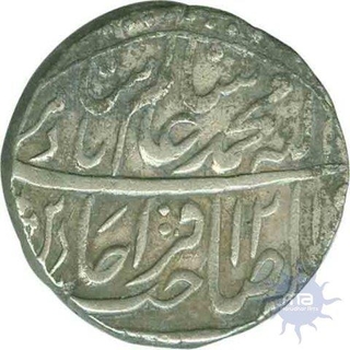 Silver Rupee Coin of Bareli.