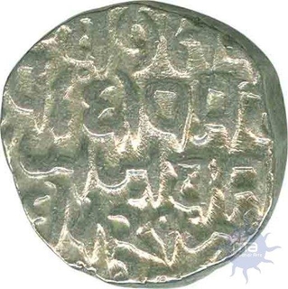 Silver Rupee Coin of Ajit Singh of Jay Nagar Mint of Bajrangarh.