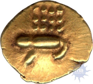 Viraraya Gold Fanam Coin of Rama Verma V.