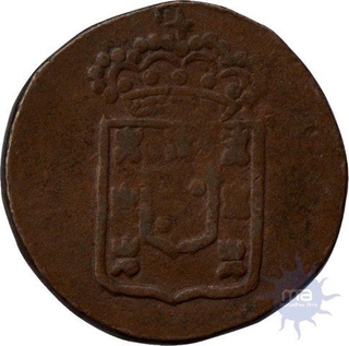 Copper Fifteen Reis Coin of joao of Goa.