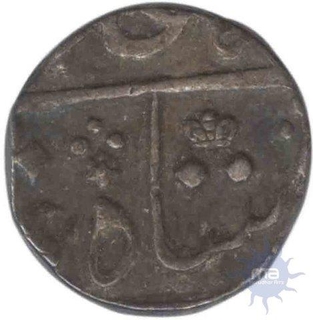 Silver Half Rupee Coin of Surat Mint of Bombay Presidency.