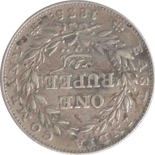 Silver One Rupee Coin of King William IIII of Bombay Mint of 1835.