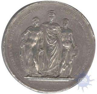 Silver Medal of Sweden of 1872.