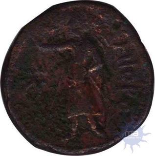 Copper Tetradrachma Coin of Kanishka I of Kushan Dynasty.