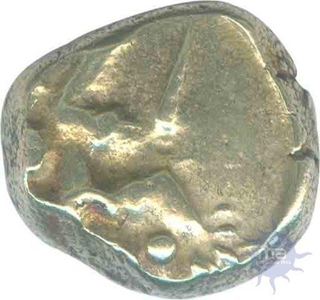 Gold Pagoda Coin of Harihara I of Vijayanagara Empire.