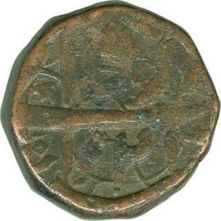 Copper Dam Coin of Jahangir of Agra Mint.