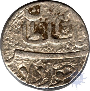 Silver Rupee of Jahangir of Ahmadabad Mint.