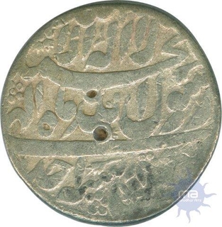 Silver Rupee Coin of Shah Jahan of Burhanpur Mint.