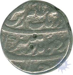 Silver Rupee Coin of Aurangzeb of Islamabad Mint.