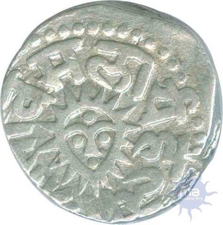 Silver Rupee Coin of Tukhoji Rao II of Indore State.