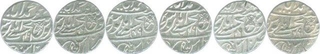 Silver Rupee Coins of  Muhammadabad Banaras of Bengal Presidency.