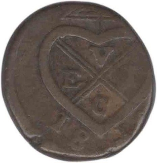 Copper Dump Coin of Bombay Presidency of 1813.