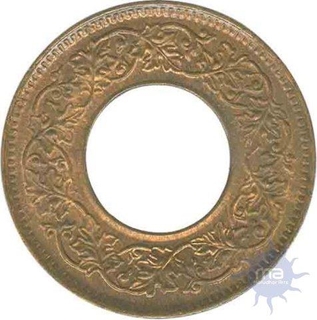 Bronze Pice Coin of King George VI of Bombay Mint of 1943.