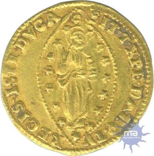 Gold zechino of  Paulo Rainer of Venice.