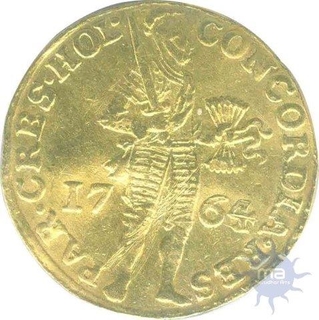 Gold Ducat Coin of  Neatherland of 1764.