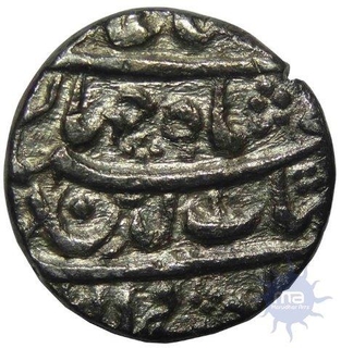 Silver Half Rupee of Shahib ud din Muhammad of Surat Mint of Shah Jahan.