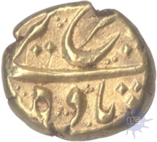 Gold Pagoda of Farrukhsiyar of Imtiyazgarh Mint.