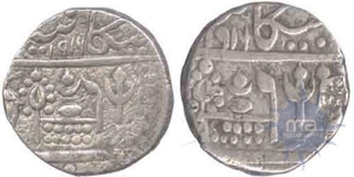 Silver Rupee (2) Coin of Bikanir.