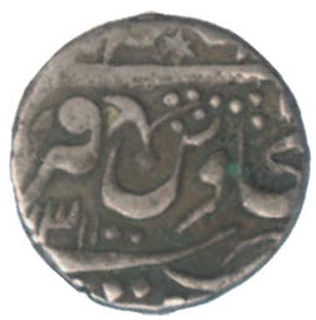 Silver Half Rupee Coin of Datia.