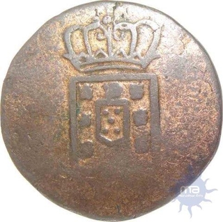 Copper half  Tanga of Miguel of Goa. 