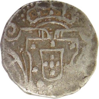 Silver Rupee of Maria I and Pedro III  of Portuguese India.