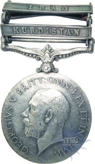 Silver Medal of King George V.