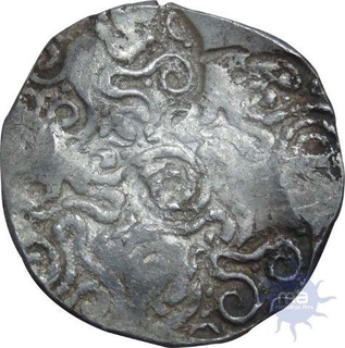 Extremely Rare Punch marked Silver  coin of Panchala janapada.