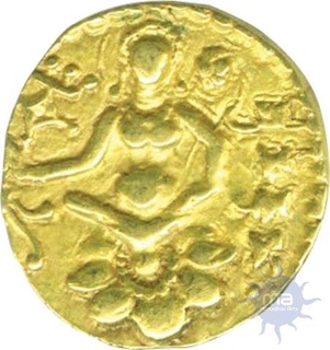 Gold Dinar  Coin of Chandragupta II of Gupta Empire.