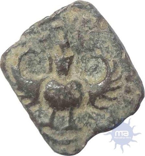 Lead Squire  Coin of  of Kumaragupta I of Gupta Empire.