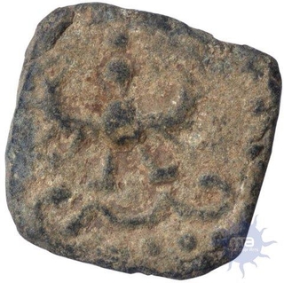 Lead coin of Kumaragupta I  of Gupta  Dynasty.