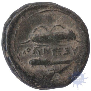 Bronze coin of Alexander III of Greece Macedonia.