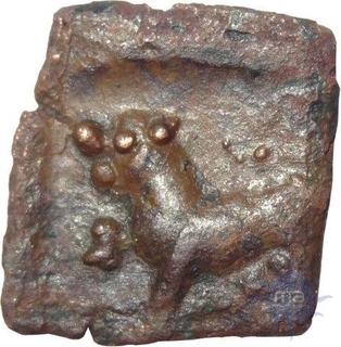 Copper Coin of Sangam Chola of Chola Empire.