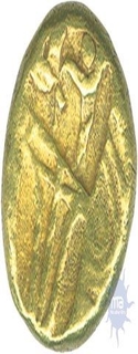 Punch Marked Gold Varaha coin of Telugu Chodas.