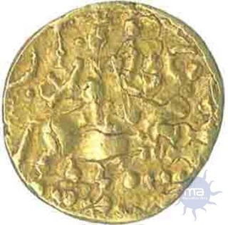 Extremely Rare Gold Gadyana Coin of  Hoysala Kingdom.