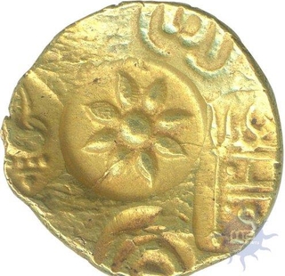 Gold Padma Tanka Coin of Ramachandra of Yadavas of Devagiri.