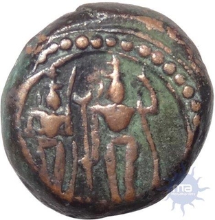 Big Copper Coin of Shivaganganayakas.