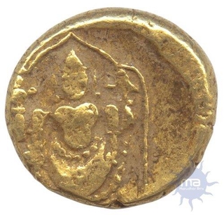 Gold varaha  Coin of Sriangaraya III of Aravidu Dyanasty of  Vijayanagar Empire.