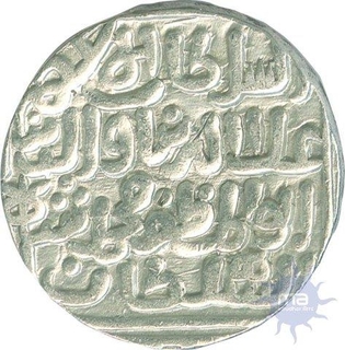 Silver Tanka Coin of Ala al Din Muhammad Shah of Dar al Islam mint of Delhi Sultanate.