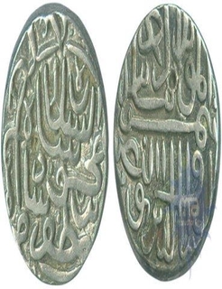 Silver Tanka  Coin of Shams al  din Muzaffar II of Gujurat Sultanate.