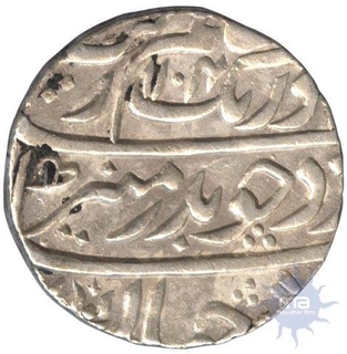 Silver Rupee  Coin of Muhayyi ud din Aurangzeb Alamgir of  Itawa Mint.