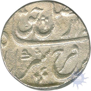 Rare Silver Rupee Coin of Farrukhsiyar of Jahangirnagar mint.