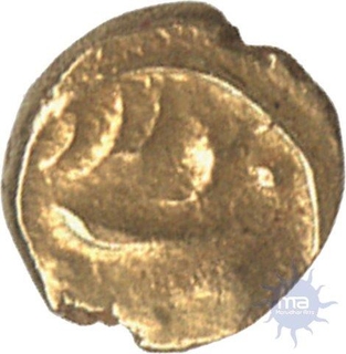 Unlisted Gold Fanam Coin of Alamgir II of Kolar Mint.