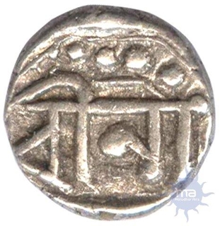 Silver One Thirty Two  Rupee or one anna Coin of Gaurinatha Simha of Assam Kindgom.