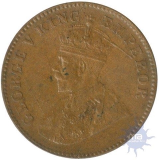 Copper Quarter  Anna Coin of Sailana Jaswant Singh  of 1912.