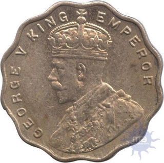 Cupro Nickel One  Anna Coin of ,King George V of Bombay Mint of 1919.