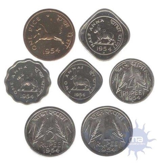 UNC Set of  Bull Series of 1954.