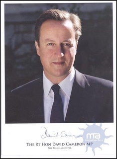 Autograph of  David Cameron of The Right Honourable MP.